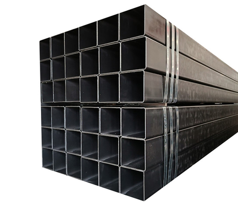 OEM Structure Black Steel Pipes Oval Square Rectangular ERW Welded