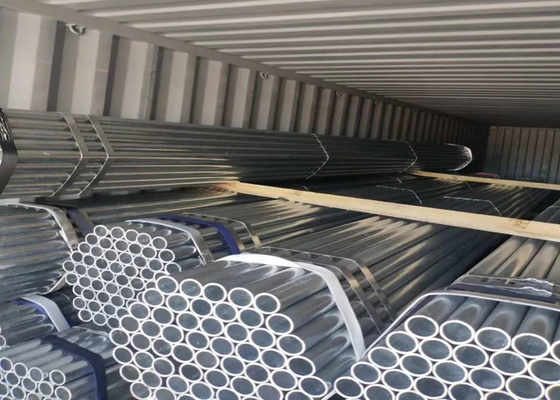 1-8mm ASTM A53 Galvanized Steel Pipe 50mm Plain Beveled Chamfer Ends