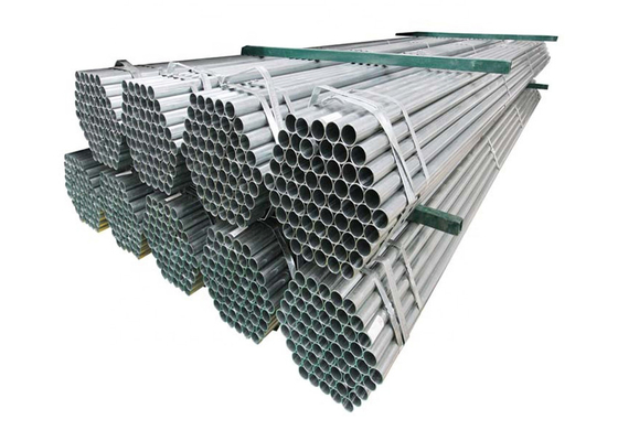 2.5mm Thickness Pre Galvanized Steel Tube Galvanized Iron Round Pipes High Corrosion Resistance