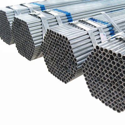 CE ISO Galvanized Fence Pipe 0.3mm-2.3mm Beveled Threaded 1m-24m Long