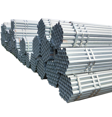 ISO9001 Galvanized Round Tube 15mm-600mm Electric Resistance Welded