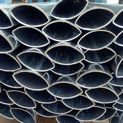 Q235 Flat Oval Steel Tube 1m-12m Hollow Section 0.5mm-60mm
