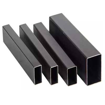 ERW Rectangular Black Steel Pipes Q235 SS400