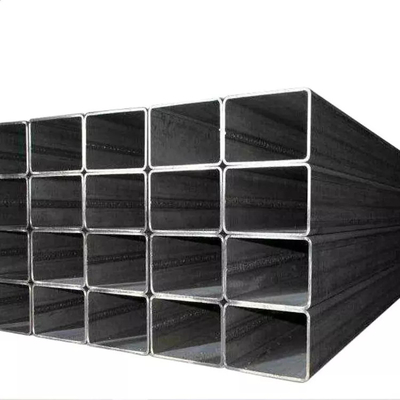 ERW Black Rectangular Steel Tube Q345 10*20mm-120*80mm Plain End