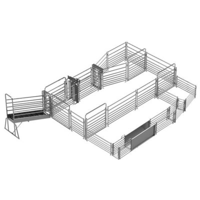 Portable Galvanized Livestock Fencing OEM ODM Galvanized Cattle Fence ST35 ST52