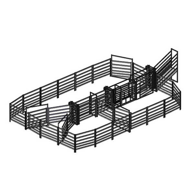 1.6mm Round Galvanized Livestock Fencing 42mm 32mm OD