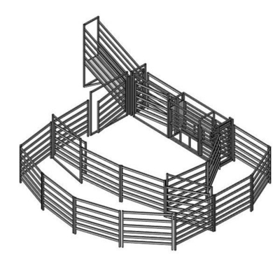 Removable Galvanized Livestock Fencing JIS API Galvanized Portable Fence Galvanized Steel Fence