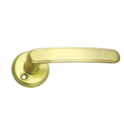 CE ISO Steel Door Handles Zamak PVD Gold Powder Coated Chrome Door Levers