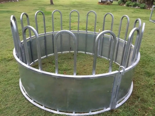 Galvanized Cow Headlock Custom Cattle Dairy Headlocks Farming Equipment Cattle Feeder