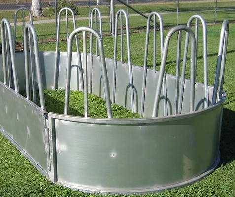 Galvanized Cow Headlock Custom Cattle Dairy Headlocks Farming Equipment Cattle Feeder