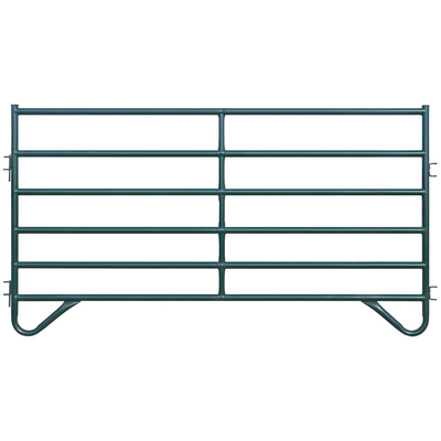 2x4 Horse Fence Panels Galvanized Portable Cattle Fence Panels man gate for Corral farm