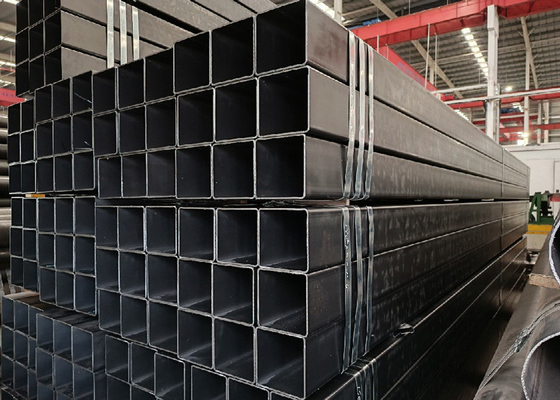 Building Industrial 5.8m-12m Galvanized Steel Square Tube ST35-ST52 Hot Rolled