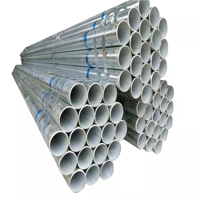 Shipbuilding 2.75mm-6mm Galvanized Steel Round Tube ASTM A369 Hollow Section