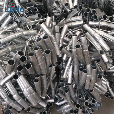 1.5mm-2.5mm Pipe Greenhouse Metal Frame Parts Galvanized Coated