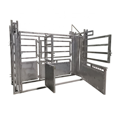 OEM Hot Galvanized Livestock Fencing Carbon Steel Cattle Crush Headlock